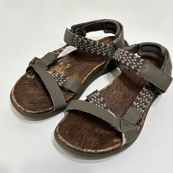 Merrell Boulder Performance Footwear Sandals Womens 9 Brown Cork Outdoor Trail‎ - Picture 1 of 12